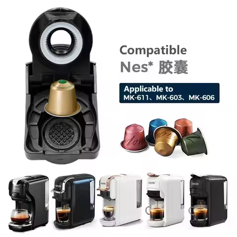 Brewing Cup Home Capsule Machine Adapter For MK-603 MK-606 MK-611 Coffee Powder,LAVAZZA A MODO MIO,L