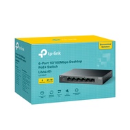 (ประกัน LT) TP-Link LS106LP 6-Port 10/100Mbps Desktop PoE+ Switch สวิตช์ สวิตช์ฮับ สวิตช์พีโออี - HI