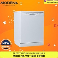 Mesin Cuci Piring Otomatis Freestanding Dishwasher Modena Wp 1200 Fdwh
