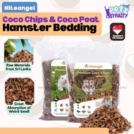 Coco Peat Hamster Bedding Chips Digging Burrowing Base – Niteangel Dry Habitat Natural Foraging