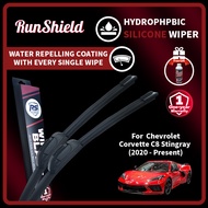 RunShield For Chevrolet Corvette C8 Stingray 2020 - Present Hydrophobic Coating Silicone Wiper Blade