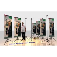 T-Stand Bunting Berkaki Tripod Lipat 2 X 6 kaki