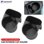 【OMALL】 2Pcs Car Interior Cup Holder Mats for 2026 Hyundai Palisade 2rd Row Door Side Water Cup Hold
