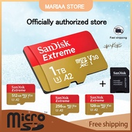Sandisk Memory Card Micro SD Card 64GB 128G 256G Extreme Up Flash Card Memory Card Ultra A2