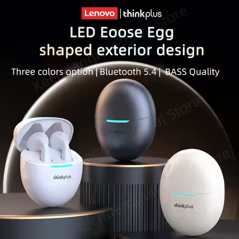 Original Lenovo LP48 TWS Wireless Bluetooth 5.4 Earphone Gaming Earbuds HIFI Music Headphones Noice