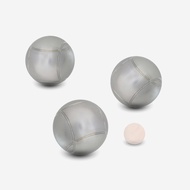 GEOLOGIC Set of Grooved Recreational Petanque Boules 100 Tri-Pack