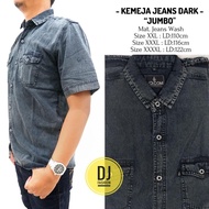 KEMEJA Matt Jeans Wash Long Jeans Shirt DJ FashionOriginal