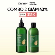 COMBO 1 Bigsize Nước dưỡng tóc tinh dầu bưởi Cocoon ngăn ngừa gãy rụng và hỗ trợ mọc tóc 310ml + 1 D