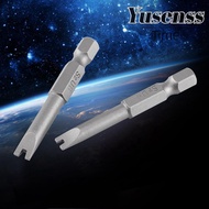 YUSENSS 5 PCS U Type Drill Bits, 1/4 Inch Hex Shank Magnetic U Shape Screwdriver Bits, S2 Alloy Stee