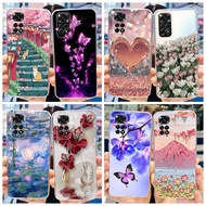 For Xiaomi Redmi Note 11 Pro Case Note 11 5G Phone Cover Popular Flower Soft Silicone Clear Casing For Redmi Note 11S 4G Capa