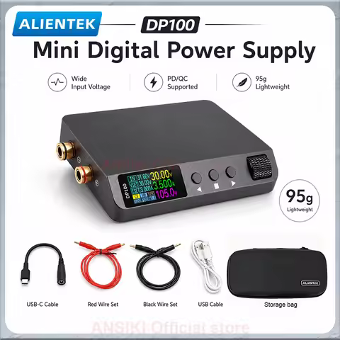 ALIENTEK DP100 MINI Power Supply Lab Power Supply Adjustable Switching Power Supply