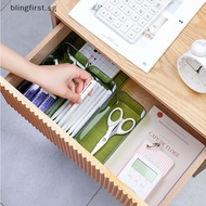 [Blingfirst] Drawer Organizer Transparent Boxes For Storage Organizer Boxes Kitchen Drawer Storage Box Cosmetic Organizer Office Dividers Box [SG]