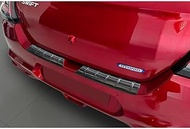 Avisa Black Stainless Steel Rear Bumper Protector Compatible with Suzuki Swift VI 2024- 'Ribs'