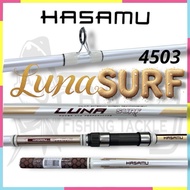 HASAMU LUNA 4503 SURF ROD CASTING ROD 15FT ROD PANTAI JORAN PANTAI FISHING ROD SPINNING