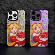 HP Anime Girl Csing Silver Color Mtte Premium Silver nti Jtuh Hrd Case For Vivo Y17S V40 Lite Y19S 2