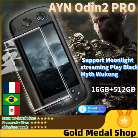 Ayn Odin 2 pro Odin 2 Handheld Game Console 16G+512G Android13 512G Bluetooth Portable Console PSP p