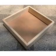 Wooden Crate 10x10x2 with Plywood Base