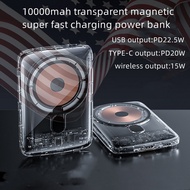【ready stock]power bank  magnetic wireless PD22.5 super fast charging power bank