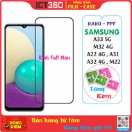 Full Screen Tempered Glass, 4-layer PPF STICKER, Anti-Peeping Tempered Glass for Samsung A22 4G, A31