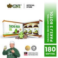 GNI Sacha Inchi Ustaz Hanafi Kapsul (3 Botol x 60 Kapsul)
