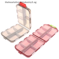 # Ready Stock # Pill Organizer Mini Storage Weekly Tablet Container Sealed Travel Medicine Box .
