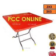 2B  Square Plastic Table 2X3|3X3 Folding Plastic Table /Meja Lipat/ Meja Plastik