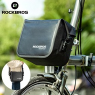 ROCKBROS Foldable Bicycle Bag 3-4L Brompton Front Bag Backpack Waterproof Bicycle Accessory 3Sixty folding bike Front Bag