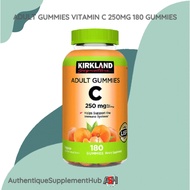 KIRKLAND Adult Gummies Vitamin C 250mg, 180 Gummies