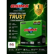 (Installation Provided) OSIMA MF 46B24L/LS || NS 60 | CAR BATTERY BATERI KERATA