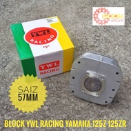 125ZR YWL BLOCK RACING 2T 2 STROKE 57MM 59MM 61MM CERAMIC 62MM 65MM YAMAHA 125Z 125ZR Y125 Y125ZR