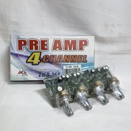 Kit Preamp Mic 4 Channel CKJ THB 368