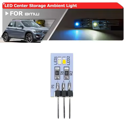 Ambient Lighting Upgrade For BMW X1 E84 LCI F48 X2 F39 i3 I01 2Series F45 F46 Ice Blue/White LED Cen
