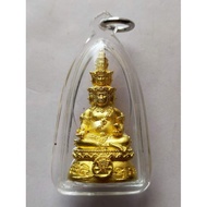 ( 3.8 CM )
圣物 : 富贵九面佛
师傅 : LP THONGDAM
庙名 : WAT TAMTAPIAN THONG
佛历 : 2562
原料 : 铜镀金