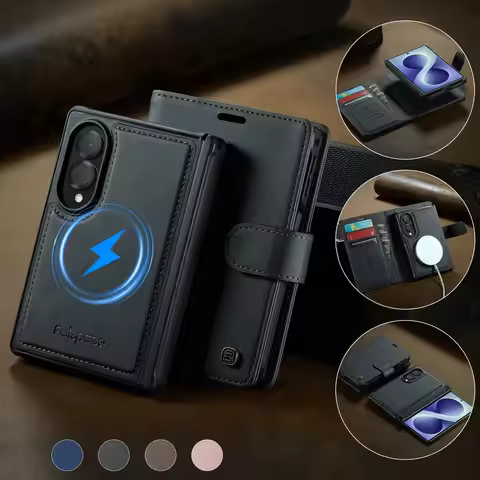 Galaxy Z Fold8 2 In1 Detachable Flip Cover Leather Wallet Case For Samsung Galaxy Z Fold 8 Magnet Ca