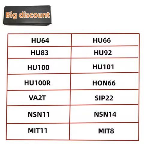 Lishi 2 IN 1 HU64 HU66 HU83 HU92 HU100 HU101 HU100R HON66 VA2T SIP22 NSN11 NSN14 MIT11 MIT8