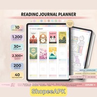 Digital Reading Journal 📚: Book Tracker, Reading Log, List & Planner for Goodnotes & Notability 📝!