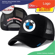 Topi Trucker BMW - Topi Distro BMW Logo - Topi BMW Premium - Topi Pria Dewasa - Topi Pria Original A