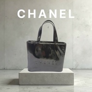 ‼️母親節狂降🫅‼️（原$23800）只到5/10⏰㊣✨Chanel✨香奈兒 老香 小香 黑色 雷標 鏡面 浮雕 夾層 手提包 果凍包/二手包/二手精品/保證正品🌳二手樹屋🌳