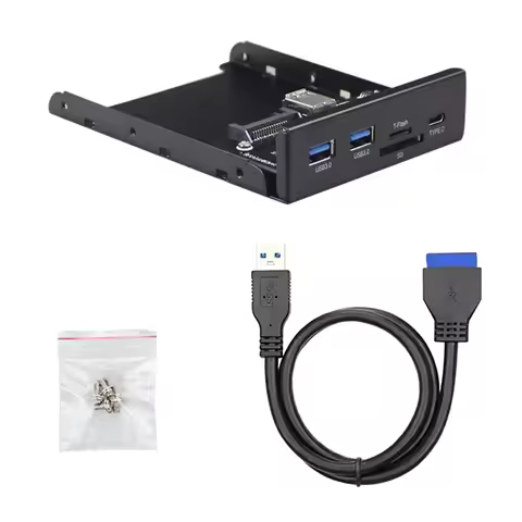USB 3.0 Micro SD/TF Flash 3.5 Internal Card Reader USB-C Type-C Front Panel Dual USB 3.0 Port Floppy