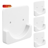 4 Pieces Adhesive Shower Curtain Rod Holder Shower Rod Retainer Wall Mount Holder, Shower Curtain Ro