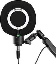 Micfuns C1 Professional Microphone Windscreen Wind Shield Pop Filter, Acoustic Filter for 1.77 inch-