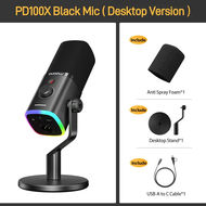 [จัดส่งในท้องถิ่น]MAONO PD100X RBG USBไดนามิกไมโครโฟน มีUSBกับXLRสองโหมด ไมโครโฟนเกมไม่มีเสียงรบกวนส