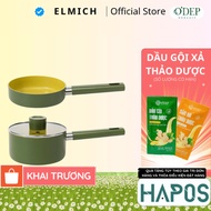 Elmich Olive Baby EL5242OV16 safe ceramic pot and pan set, size 16cm - HAPOS HEL