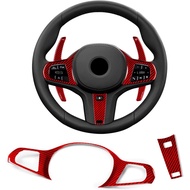 T-carbon Steering Wheel Cover Trim Fits BMW 1 3 5 7 8 Series;X4 X5 X X76 I4 Z4 M4 M5 M8 XM X3M X4M X