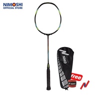 NIMO Raket Badminton COACH 150 + FREE Tas &amp; Towel Grip | Raket Bulutan