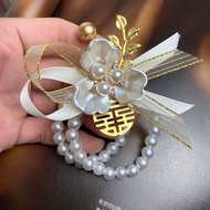 Super Fairy Fresh Pearl Bracelet Beautiful Bride Bridesmaid Sisters Unity Event Party Wedding Wrist 
