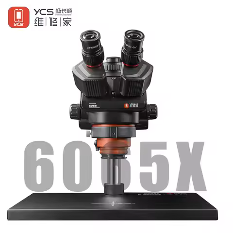 YCS 6065X 6.5X Digital Microscope Adjustable Magnification and LED Illumination for Mobile Phone Rep