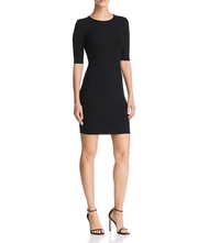 T by Alexander Wang Womens Cutout Sweater Dress