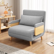 2 Seater Sofa Bed Fabric Foldable Nordic Sofa Bed Sofa Single Sofa-bed Backrest adjust Sofa-bed