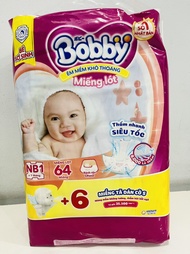 Miếng Lót Sơ Sinh Bobby Nb1 64 +Miếng (có thể dùng như BVS cho mẹ)